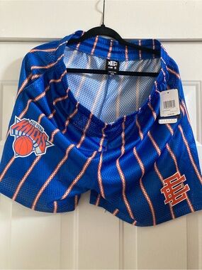 New Era Eric Emanuel New York Knicks Athletic Shorts NWT XXL